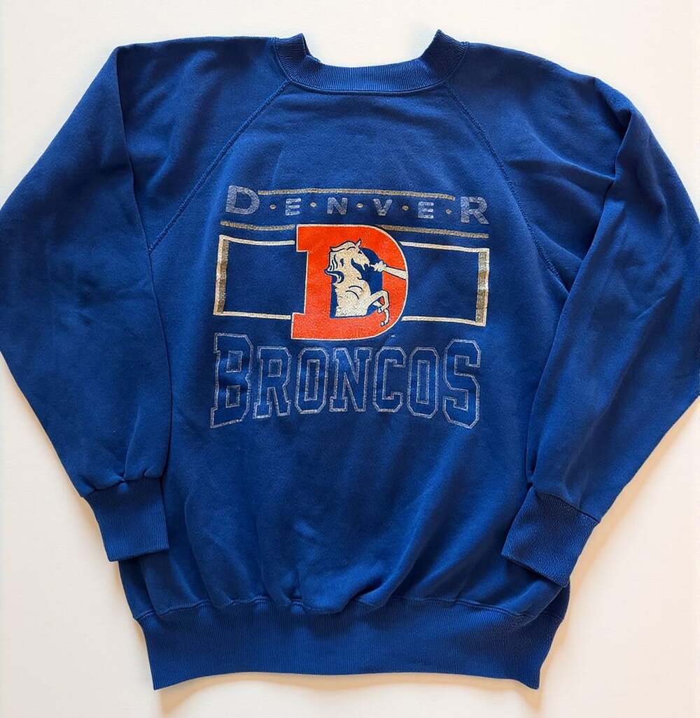 Ultra Sweats Denver Broncos Sweatshirt Size L Vintage